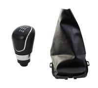 Compatibile Con Ford Per Fiesta 2008 2009 2010 2011 2012 Accessori Per Auto Pomello Del Cambio Manuale A 5/6 Velocità Con Cuffia Copri-cuffia(6 Speed Black)