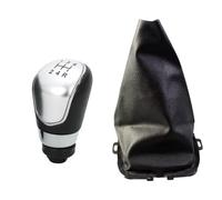 Compatibile Con Ford Per Fiesta 2008 2009 2010 2011 2012 Accessori Per Auto Pomello Del Cambio Manuale A 5/6 Velocità Con Cuffia Copri-cuffia(5 Speed Silver)