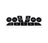 Compatibile Con Ford Per Focus Per MK1 Per MK2 MK III 1999 2000 2001 2002 2003 2004 2005 2006 2007 2008 2009 2010 Nere Adesivi Interruttori Radio AC Riparazione Pulsanti Interni Pulsante Adesivi