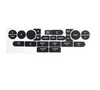 Compatibile con Ford per Mustang 2005 2006 2007 2008 2009 Kit di riparazione adesivi per pulsanti di controllo radio usurati e staccati dal cruscotto Interni automobilistici