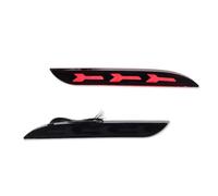 Compatibile Con Ford Per Mustang 2015 2016 2017 Paraurti Posteriore Auto Riflettore Luci Posteriori Freno Fendinebbia Indicatori Di Direzione FR3Z15A448A Catadiottri paraurti(Black Lens)