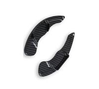 Compatibile Con Ford Per Taurus Per Edge 2015-2018 Estensioni Cambio Paddle Comandi Volante Esteso Trim Accessori estensioni leve cambio(Carbon Black)