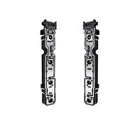 Compatibile Con Ford Per Transit Per MK7 2006-2014 6C11-13404-AD Paraurti Posteriore Auto Riflettore Fanale Posteriore Luce Freno Circuito Scheda 6C11-13405-AD Fanali posteriori per auto(Black,Set)