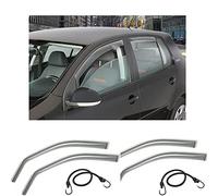COMPATIBILE CON FORD PUMA 5P 20 in poi 16.091 KIT DEFLETTORI FARAD ANTERIORE+POSTERIORE PIOGGIA E VENTO PER FINESTRINI VETRO DEFLETTORE D'ARIA AUTO 4 PEZZI ANTIVENTO