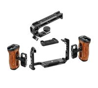 Compatibile con fotocamera Sony FX30 e FX3, telaio di protezione for gabbia for conigli con maniglia laterale superiore(Blue)