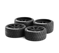 Compatibile Con FSR Per Volare Per Dio Per Mustang GT Pneumatico Per Corse In Autostrada 4 Pezzi 17mm Ruota Esagonale Per ARRMA1/7 RC Car Ricambi Pneumatici RC