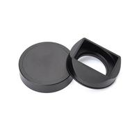 Compatibile con Fujifilm X-E5/XF23mmF2.8/XF27mmF2.8 II - Paraluce in metallo con adattatore e cappuccio da 39 mm(Black)