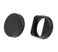 Compatibile con Fujifilm X100VI X100V Kit cappuccio in metallo e impugnatura for pollice