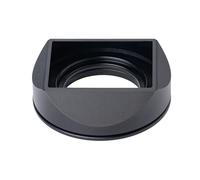 Compatibile con Fujifilm XF23mmF2.8/XF27mmF2.8 II - Paraluce a vite in metallo XE5(Black)