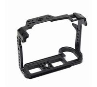 Compatibile con gabbia for conigli for fotocamera Panasonic S1/S1H/S1R, telaio stabilizzatore con piastra a sgancio rapido e slitta fredda