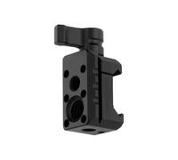 Compatibile con gabbia for fotocamera e braccio magico - Supporto for slitta a morsetto su guida con fori di posizionamento filettati da 1/4" e 3/8"(Clamp)