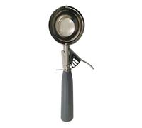 Compatibile con gadget da cucina In acciaio inossidabile, paletta for gelato, design manico in plastica, scavatrice, frutta antiruggine(Grey-70mm)