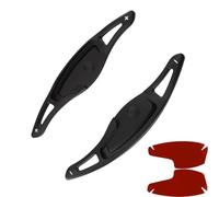 Compatibile Con Genesis Per G80 Per Lo Sport 2017 2018 2019 2020 Auto Volante Paddle Shift Estensione Leve Leve Adesivi estensori cambio volante(Black)