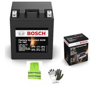 COMPATIBILE CON GILERA Nexus/Nexus E3 / Nexus SP E3 500 per anno 2003 al 2012 BATTERIA YB14L-A2 IN GEL BOSCH FA105 SPEDITA GIÀ CARICA PER L'USO MOTO SCOOTER BATTERIE 14 AMPERE 12 VOLT 134X89X166MM