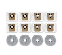 Compatibile con gli accessori del robot aspirapolvere JONR P20 PRO, spazzola laterale, panno for mocio, sacchetto for la polvere, parti di ricambio for la pulizia in microfibra efficienti.(Army green)