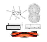Compatibile con gli accessori for aspirapolvere Dreame W10 Spazzola principale/laterale Disco filtro HEPA Parti di ricambio for la polvere del mop (Color : W10 Pack3)
