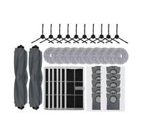 Compatibile con gli aspirapolvere robot Dreame Mova E30 Ultra/Trouver Accessorio for la pulizia Spazzola laterale principale Filtro Hepa Panni for mocio Sacchetto for polvere di ricambio(38pcs)