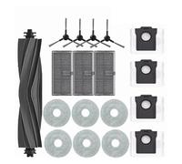 Compatibile con gli aspirapolvere robot Dreame Mova E30 Ultra/Trouver E30 Ultra. Accessori: spazzola laterale principale, filtro Hepa, panni for mocio, sacchetto for la polvere di ricambio.(Red)