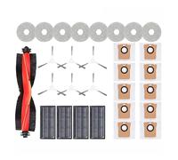 Compatibile con gli aspirapolvere robot Xiaomi Mijia H40 M30S, i materiali di consumo for la spazzola principale, il filtro a straccio, gli accessori for la spazzola laterale.(Burgundy)