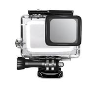 Compatibile con Go Pro Hero 7 Nero Custodia Impermeabile - 45 m Guscio Immersione Subacquea con Staffa per GoPro Hero 6/5 & 7 Nero Sport Action Camera