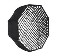 Compatibile con Godox Flash Speedlite - Ombrello softbox riflettente portatile da 120 cm con griglia a nido d'ape