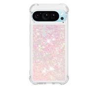 Compatibile con Google Pixel 9 5G Global/Pixel 9 Pro 6,3 pollici, glitter Bling Sparkle per donne ragazze liquido galleggiante copertura del telefono per Google Pixel 9 5G Global/Pixel 9 Pro. Star