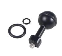 Compatibile con GoPro 13/12/11, Action Camera, Luci/Vassoi for immersioni - Adattatore for testa a sfera da 1 pollice con vite da 1/4" for montaggio su treppiede(Ball Head)