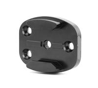 Compatibile con GoPro 13/12/11, Insta360, DJI Action - Base adattatore for treppiede da surf con supporto for superficie piana in metallo con foro da 1/4"(Type A No Nut Logo)