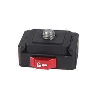 Compatibile con GoPro/DJI - Piastra di montaggio for fotocamera a sgancio rapido con vite da 1/4" for treppiede, stabilizzatore, guida scorrevole, kit di commutazione rapida(No Logo Kit)