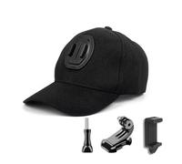 Compatibile con GoPro Hero 12-5, compatibile con Insta360 X3/Yi 4K/DJI OSMO - Cappello da sole in tela regolabile, accessorio for montaggio su action camera