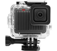 Compatibile con GoPro HERO 4K 2024 PULUZ Custodia protettiva impermeabile da 60 m 196 piedi con fibbia, supporto di base e vite (trasparente)
