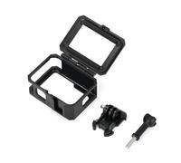 Compatibile con GoPro Hero 9-13 Nero - Custodia protettiva con telaio con porta laterale aperta e accessorio for montaggio su slitta fredda(Only Frame)