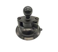 Compatibile con GoPro: supporto a ventosa con testa a sfera da 1 pollice e tripla torsione - base for finestra con blocco a torsione(Single Scution Cup)