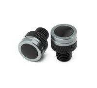 Compatibile con GSX S 750 GSX-S 750 GSX S750 GSX S 750 1000 CNC Moto Specchietto retrovisore Foro Tappo Bulloni Copertura(Titanium No logo)
