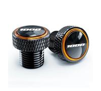 Compatibile con GSX S 750 GSX-S 750 GSX S750 GSX S 750 1000 CNC Moto Specchietto retrovisore Foro Tappo Bulloni Copertura(Orange-1000)