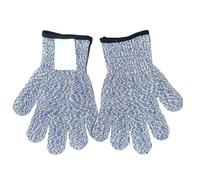 Compatibile con guanti di sicurezza resistenti al taglio HPPE, antigraffio, multiuso for l'industria, la cucina, il giardinaggio e il taglio del vetro(Blue 1 Pair,M)
