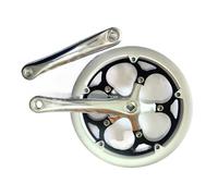 Compatibile con guarnitura for Bici Pieghevole Dahon P8 52T con Protezione Bash Guard 170mm for 8 9 velocità