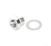 Compatibile con guarnitura Sram per Dub, strumento di rimozione del movimento centrale della bici e set di tappi, colore rosso (A-argento)