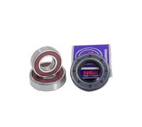 Compatibile con guarnizione dell'acqua della lavatrice a tamburo Electrolux (42 * 75 * 10/12) + cuscinetti 2 pezzi (6206 6207) Parti dell'anello di tenuta del paraolio