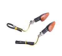 Compatibile con H-ond Shadow Goldwing 1800 Cb650f Coppia indicatori di direzione universali for moto Lig&ht Lampada ambra impermeabile(Yellow)