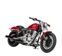 Compatibile Con Harley Davidson, BREAKOUT 2016, Treno Notturno FXSTB 2002, Veicolo Simulato In Scala 1:18 Collezione Di Ornamenti Regalo For Modelli Di Moto E Biciclette(Red)