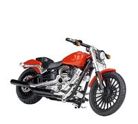Compatibile Con Harley Davidson, BREAKOUT 2016, Treno Notturno FXSTB 2002, Veicolo Simulato In Scala 1:18 Collezione Di Ornamenti Regalo For Modelli Di Moto E Biciclette(Orange)