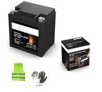 COMPATIBILE CON HARLEY DAVIDSON FLHRI Road King F/I 1450 per anno 2001 al 2006 BATTERIA FA1340 YIX30L BB30L-B SPEDITA CARICA ALL'USO BATTERIE IN GEL SLA AGM 30 AH 12V 166X126X173MM CCA 385