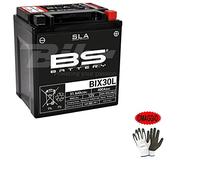 COMPATIBILE CON HARLEY DAVIDSON FLHX Street Glide 1584 2007-2012 BATTERIA GIA' PRONTA ALL'USO BS BIX30L SLA CARICATA SIGILLATA BATTERIE 30 AH AMPERE 12 VOLT 165X125X175MM