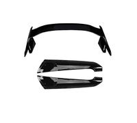 Compatibile con Hatchback Civic modificata 16-20 stile Big Tail, decima generazione Civic, spoiler posteriore senza punzonatura FK4 SI FK7, accessori aggiornati(Black)