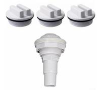 Compatibile con Hayward Sp1023 Return Jet e Sp1022c Winter Set di quattro pezzi di chiusura per piscina con doppia guarnizione per protezione a prova di perdite nei sistemi di piscine fuori terra