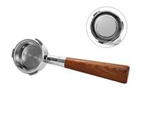 Compatibile con Hibrew, H7 H7A H10A Compatibile con Breville Barista Max Mini 58mm 3Ear Portafiltro senza fondo Accessorio for caffè espresso(58mm 3-Eea Z AL)