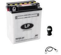 COMPATIBILE CON HONDA CB SC Nighthawk 650 1982 A 1985 BATTERIA LP GIA' PRONTA ALL'USO YB12AL-A2 12V/12AH BATTERIE PER MOTO SCOOTER SPECIFICA COMPLETA FAI DA TE' 134X80X160MM