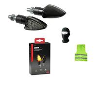 COMPATIBILE CON HONDA CBR 600 RR ABS FRECCE FRECCIA A LED LENTE BIANCA LUCE ARANCIONE 1 COPPIA=2 PEZZI INDICATORE DI DIREZIONE 63CMX25CM SPORGENZA 6,5CM