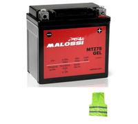 COMPATIBILE CON HONDA CBR RR Fireblade 1000 per anno 2008 al 2016 BATTERIA YTZ7S MALOSSI MTZ7S IN GEL FORNITA CARICA E PRONTA ALL’USO BATTERIE ATTIVE 6 AH AMPERE 12 VOLT 113X70X105MM